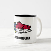 Tasse 2 Couleurs Fish North Carolina (Devant droit)