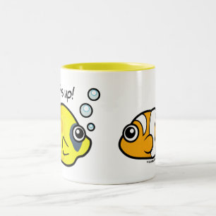Tasse 2 Couleurs Fishy Robbery : Fins up!