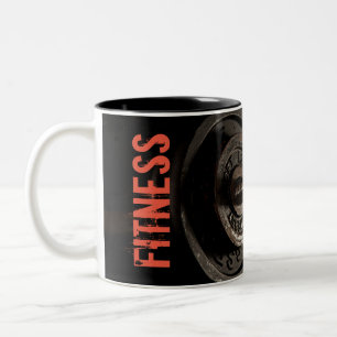 Tasse 2 Couleurs Fitness Personal Trainer Bodybuilding Modern Sharp