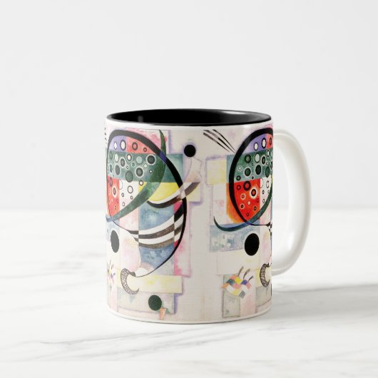 Tasse 2 Couleurs Fixe - Kandinsky (Devant droit)