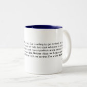 Tasse 2 Couleurs Fixez la médecine (Devant droit)