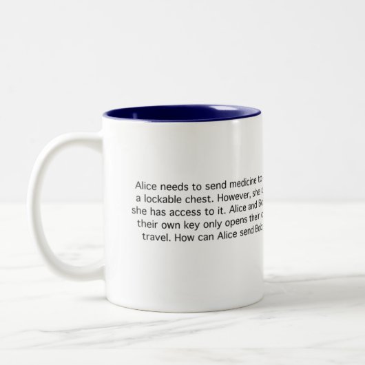 Tasse 2 Couleurs Fixez la médecine (Gauche)