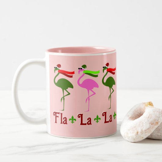 Tasse 2 Couleurs Fla La La (Avec donut)