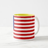 Tasse 2 Couleurs Flag malaisien (Devant droit)