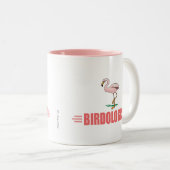 Tasse 2 Couleurs Flamant rose drôle (Devant droit)