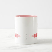 Tasse 2 Couleurs Flamant rose drôle (Centre)