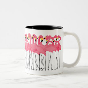 Tasse 2 Couleurs Flamants roses à la mode