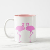Tasse 2 Couleurs Flamants roses roses (Gauche)