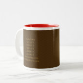 Tasse 2 Couleurs Flamenco - Mug, Coupe (Devant gauche)