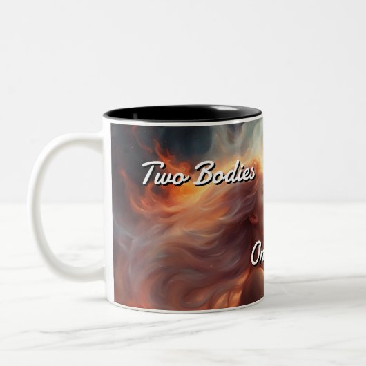 Tasse 2 Couleurs Flames jumelles 003 (Gauche)