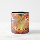 Tasse 2 Couleurs Flames jumelles 009 (Centre)