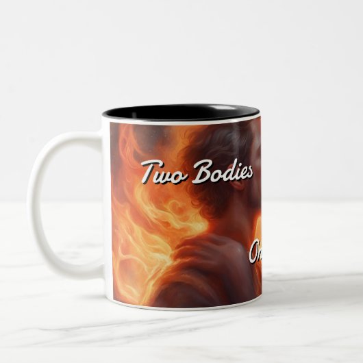 Tasse 2 Couleurs Flames jumelles 010 (Gauche)