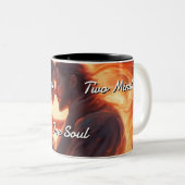 Tasse 2 Couleurs Flames jumelles 013 (Devant droit)