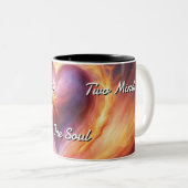 Tasse 2 Couleurs Flames jumelles 022 (Devant droit)