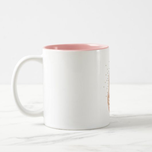 Tasse 2 Couleurs Flamingo - Flamant rose (Gauche)