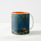 Tasse 2 Couleurs Flamme dans la boue d'eau (Devant droit)