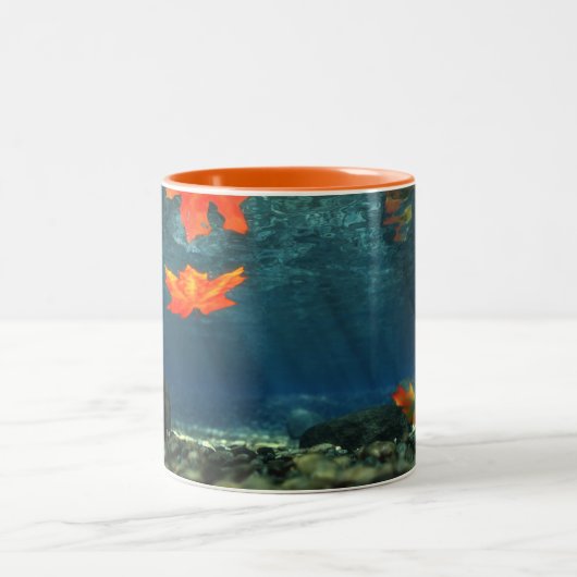 Tasse 2 Couleurs Flamme dans la boue d'eau (Centre)