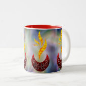 Tasse 2 Couleurs flamme de conception (Devant droit)