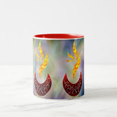 Tasse 2 Couleurs flamme de conception (Centre)