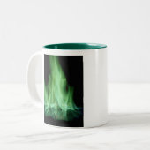 Tasse 2 Couleurs Flamme verte, j'aime mes hommes comme mon thé… H… (Devant gauche)