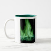 Tasse 2 Couleurs Flamme verte, j'aime mes hommes comme mon thé… H… (Gauche)