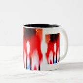 Tasse 2 Couleurs Flammes réelles (Devant droit)
