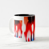 Tasse 2 Couleurs Flammes réelles (Devant gauche)