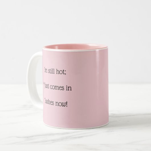 Tasse 2 Couleurs Flashs à chaud maintenant (Devant gauche)