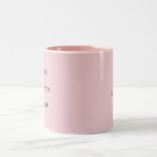 Tasse 2 Couleurs Flashs à chaud maintenant (Centre)