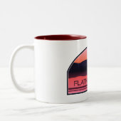 Tasse 2 Couleurs Flathead Lake Montana Red Sunrise (Gauche)