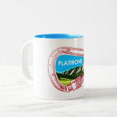 Tasse 2 Couleurs Flatirons Escalade Carabiner (Devant gauche)