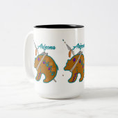 Tasse 2 Couleurs Flèche du clan de l'ours (Devant gauche)