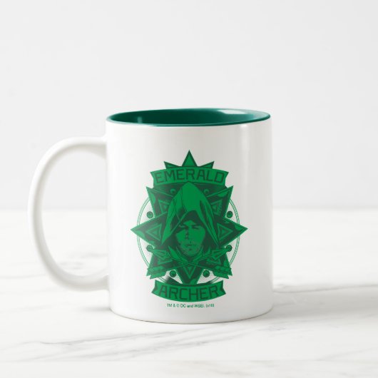 Tasse 2 Couleurs Flèche | Emerald Archer Graphic (Gauche)