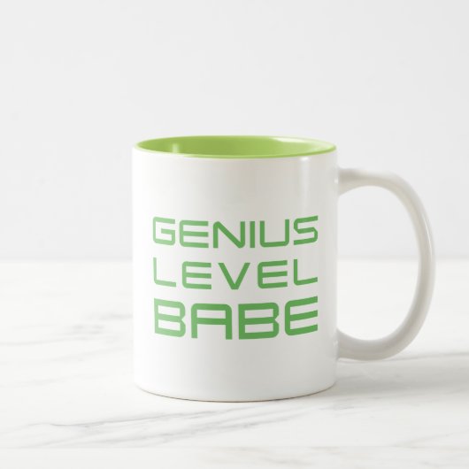 Tasse 2 Couleurs Flèche | Genius Level Babe (Droit)