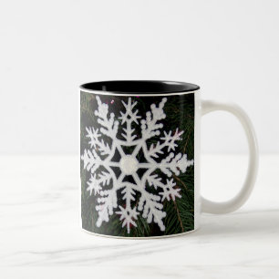 Tasse 2 Couleurs Flèche-neige de Noël
