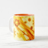 Tasse 2 Couleurs Flèches de Noël dorées (Devant gauche)