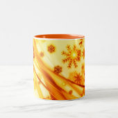 Tasse 2 Couleurs Flèches de Noël dorées (Centre)