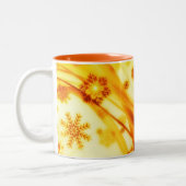 Tasse 2 Couleurs Flèches de Noël dorées (Gauche)