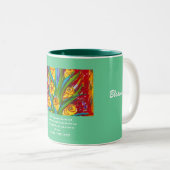 Tasse 2 Couleurs Fleur (Devant droit)
