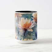 Tasse 2 Couleurs Fleur (Centre)