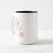 Tasse 2 Couleurs Fleur (Devant gauche)