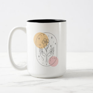 Tasse 2 Couleurs Fleur