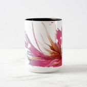 Tasse 2 Couleurs Fleur Abstraite d'Hibiscus (Centre)