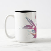 Tasse 2 Couleurs Fleur Abstraite d'Hibiscus (Gauche)