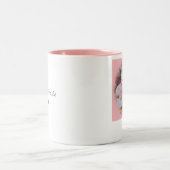 Tasse 2 Couleurs Fleur Amaryllis rose (Centre)