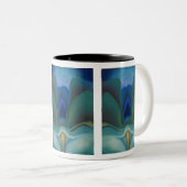 Tasse 2 Couleurs Fleur bleue, Georgia O'Keeffe, (Devant droit)