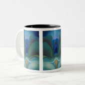 Tasse 2 Couleurs Fleur bleue, Georgia O'Keeffe, (Devant gauche)