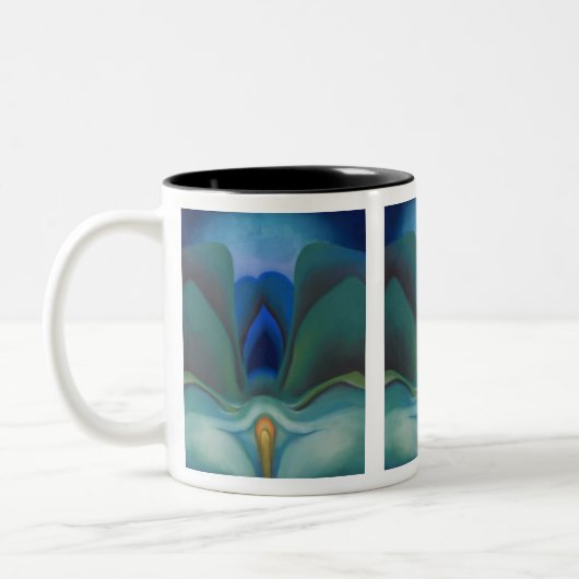 Tasse 2 Couleurs Fleur bleue, Georgia O'Keeffe, (Gauche)