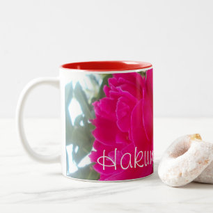Tasse 2 Couleurs Fleur céleste : Un Rose contre le ciel