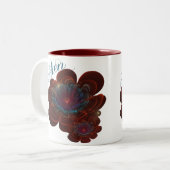 Tasse 2 Couleurs Fleur Corolla Rouge (Devant gauche)